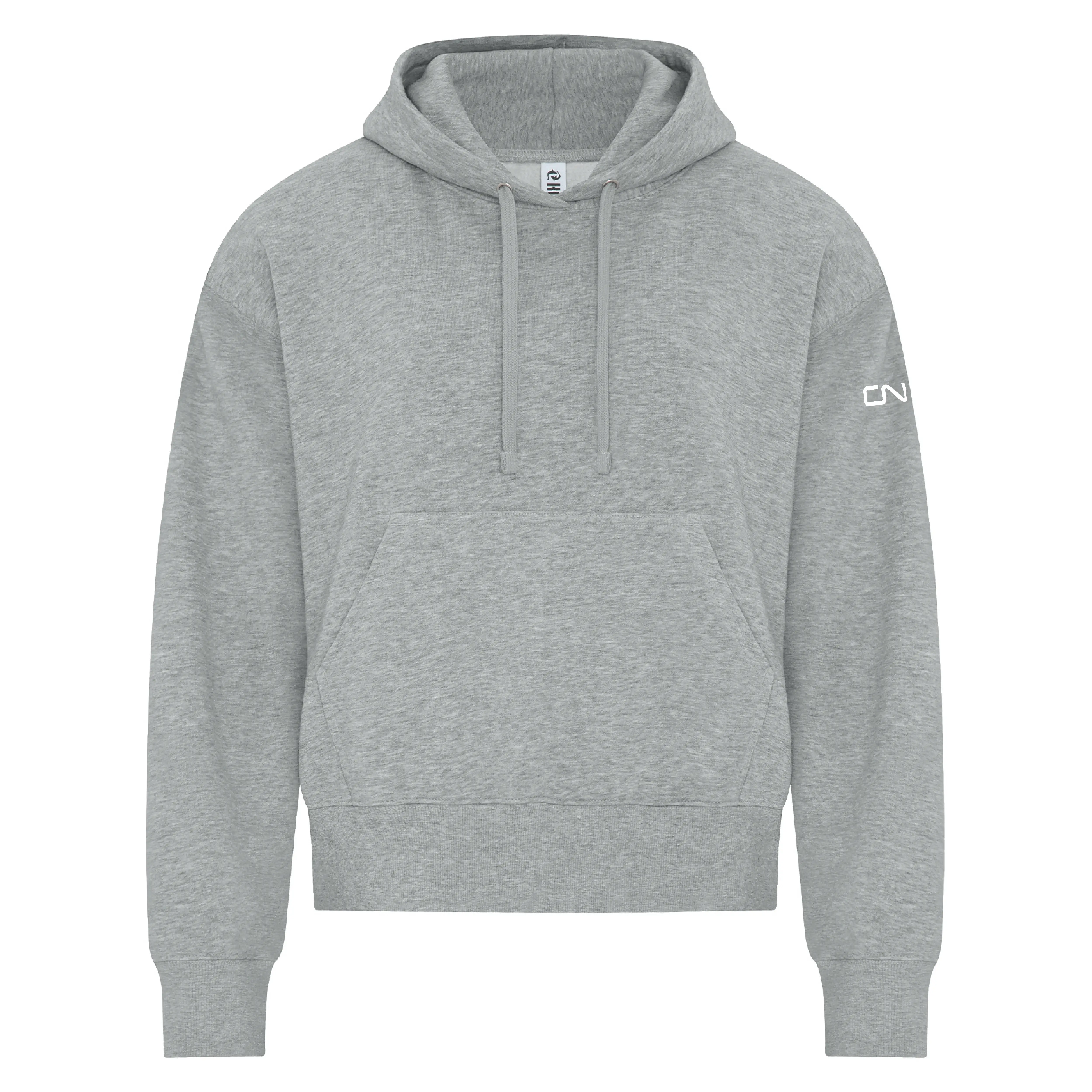 Grey Hooded Sweatshirt - Ladies