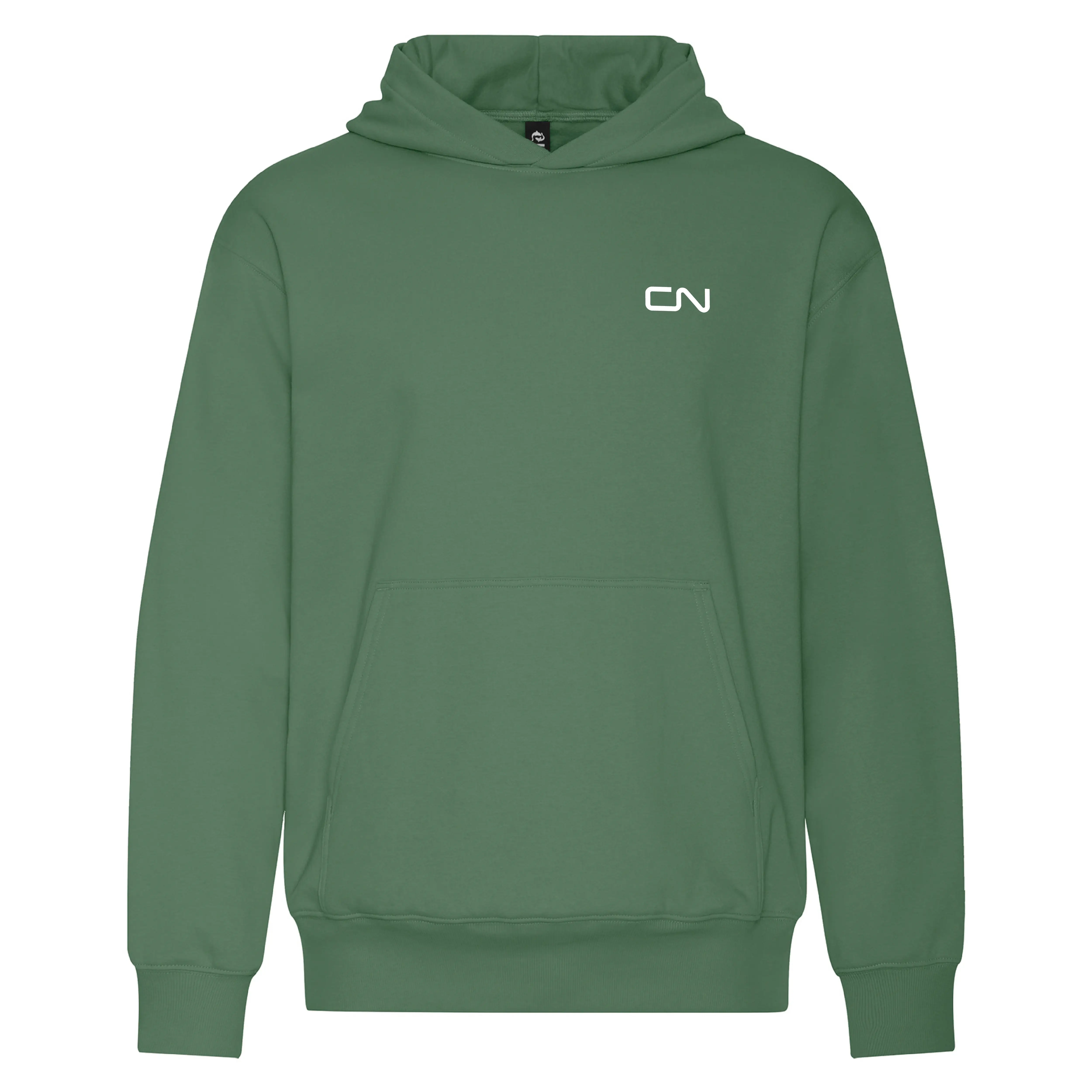 Green Hooded Sweatshirt - Men's