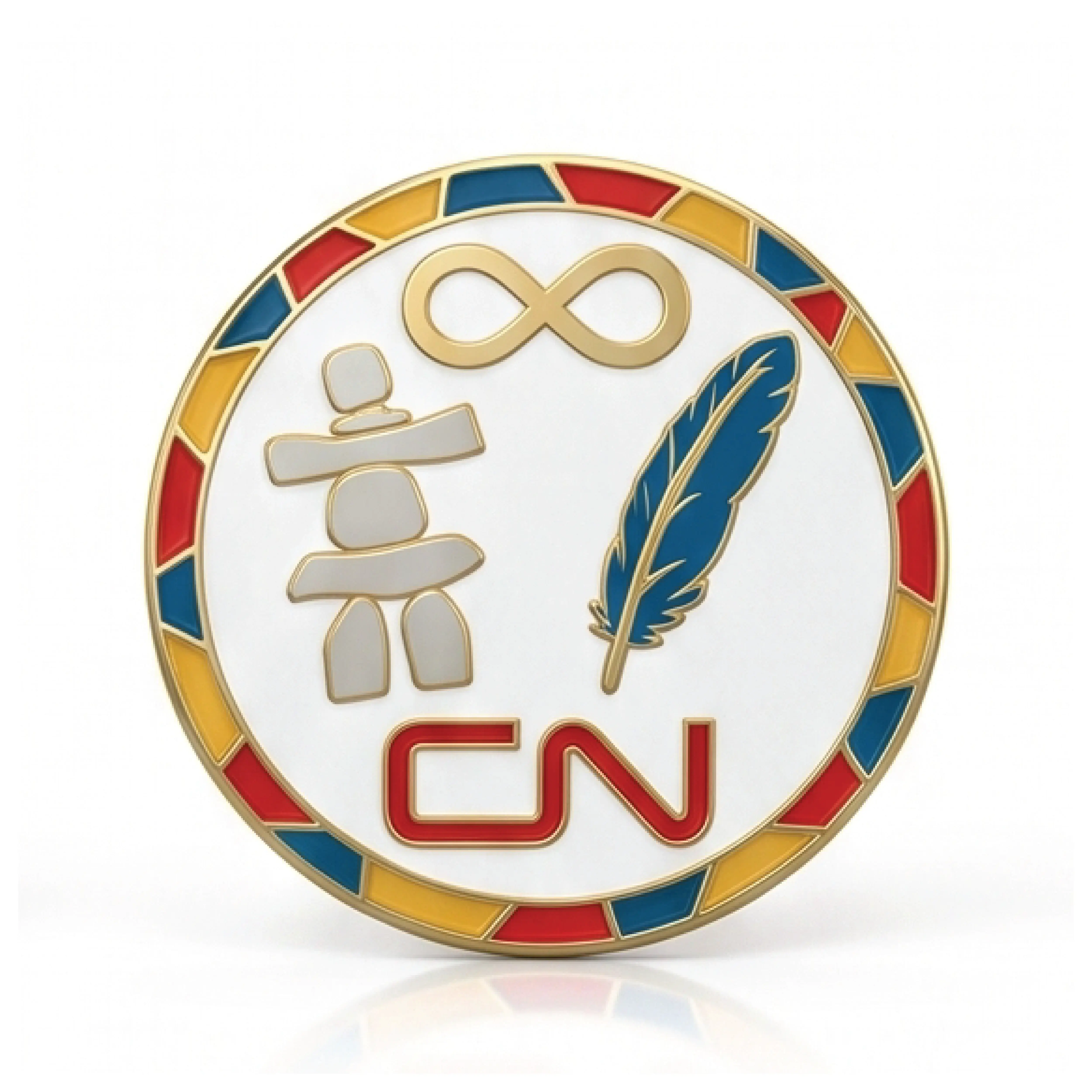 Indigenous Design Colour Soft Enamel Pin